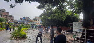 दमकमा प्रहरीको गोली लागेर एकजना घाइते