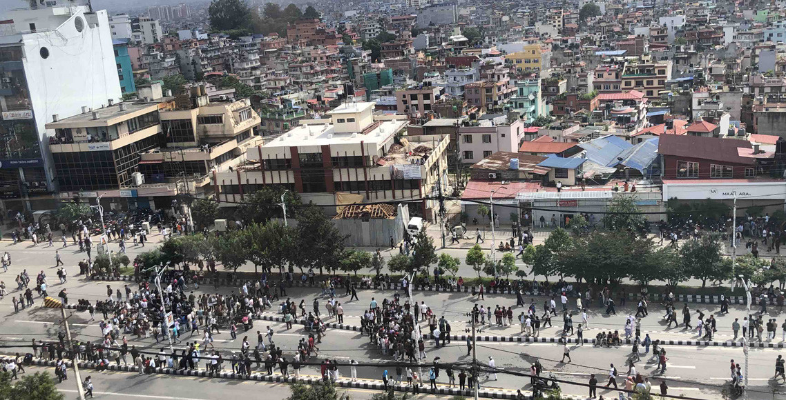 बानेश्वरमा भर्खरै चल्यो गोली, ३ जना घाइते