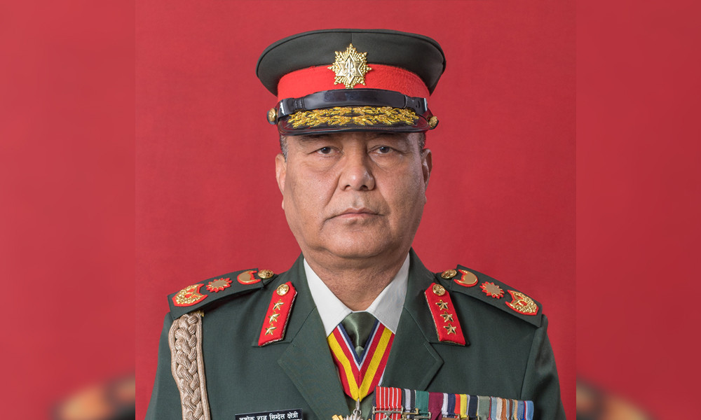 प्रधानसेनापतिले राष्ट्रका नाममा सम्बोधन गर्ने