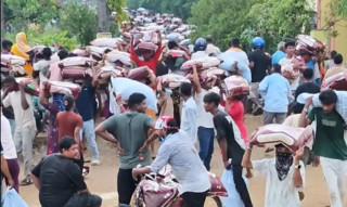 खाद्यको लहान डिपोबाट १३ करोडभन्दा बढीको खाद्यान्न प्रदर्शनकारीद्धारा लुटपाट