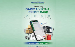 गरिमा विकास बैंकको भर्चुअल क्रेडिट कार्ड सेवा सुरु