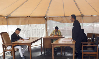 आगजनीपछि पालमुनि इजलास राखेर सञ्चालनमा आयो सर्वोच्च