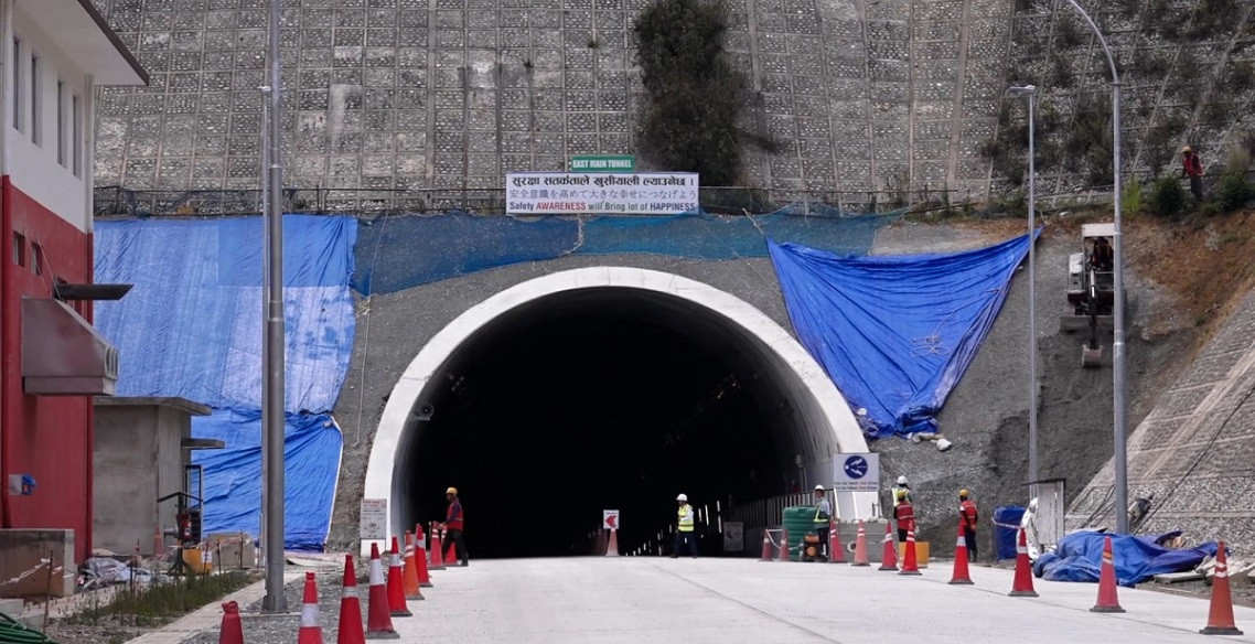 दशैं अगाबै नागढुंगा सुरुङमार्गको प्राविधिक परिक्षण हुने