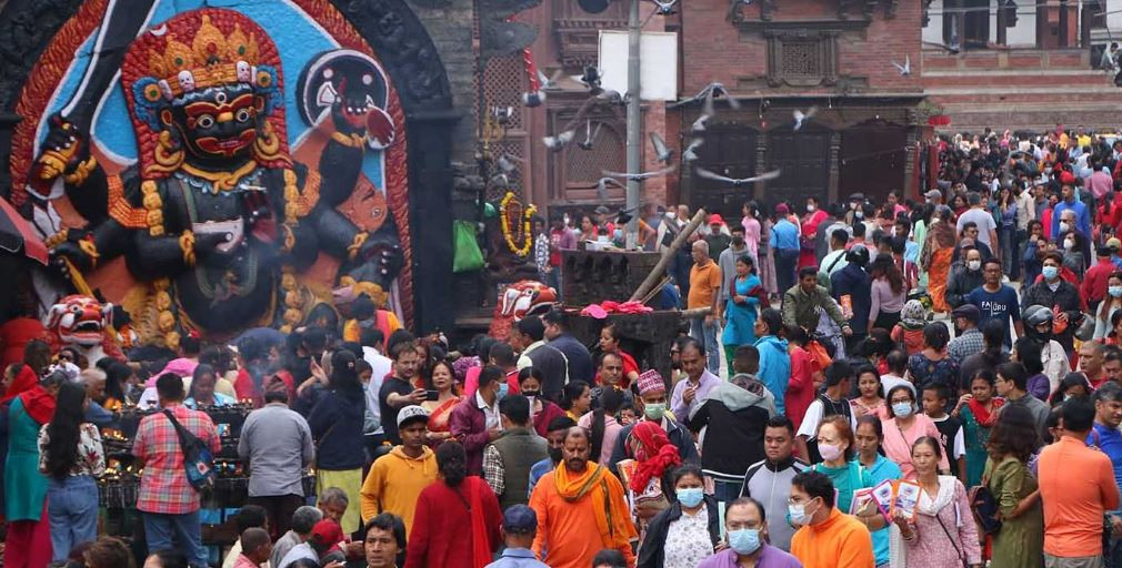 आज मात्र खुल्ने तलेजु भवानी मन्दिरमा भक्तजनको भिड