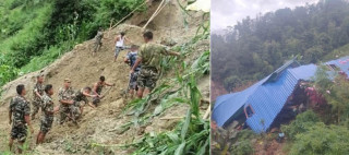 इलाममा पहिरोमा पुरिएर १८ जनाको मृत्यु, अझै केही बेपत्ता