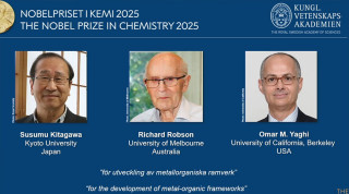 यी तीन वैज्ञानिकले पाए रसायनशास्त्रमा नोबेल पुरस्कार
