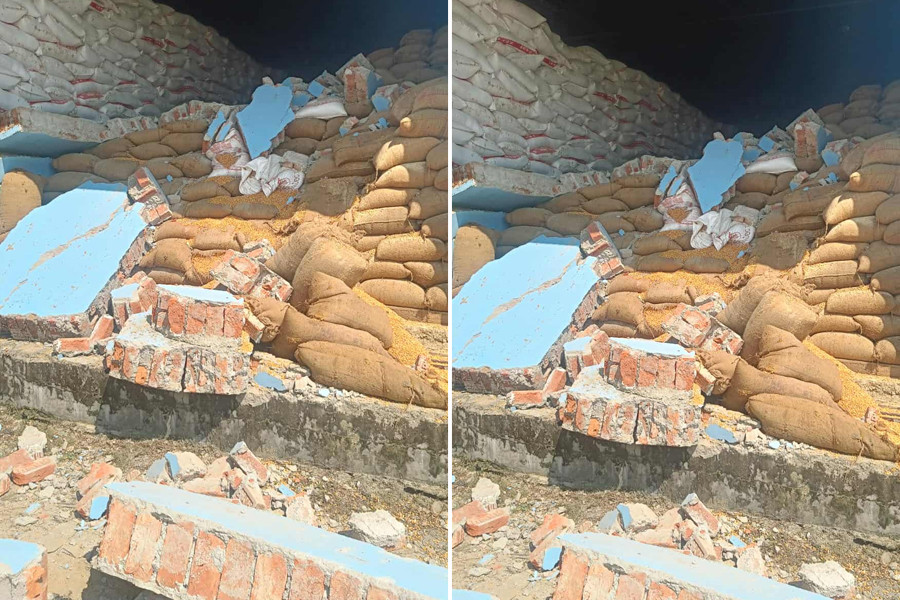 चितवनमा दाना उद्योगको पर्खाल भत्किँदा ३ जनाको मृत्यु, २ जना घाइते