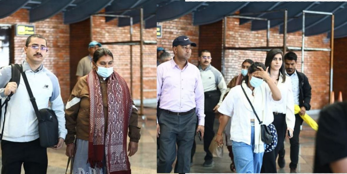 विपिनको मृत्यु पुष्टि भएपछि निराश मुद्रामा अमेरिकाबाट फर्किए आमा र बहिनी