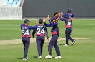 नेपाललाई अमेरिकाले दियो २६३ रनको लक्ष्य