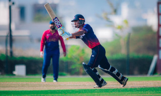 रोहितको कीर्तिमानमा नेपालले यूएईलाई दियो २३४ रनको लक्ष्य