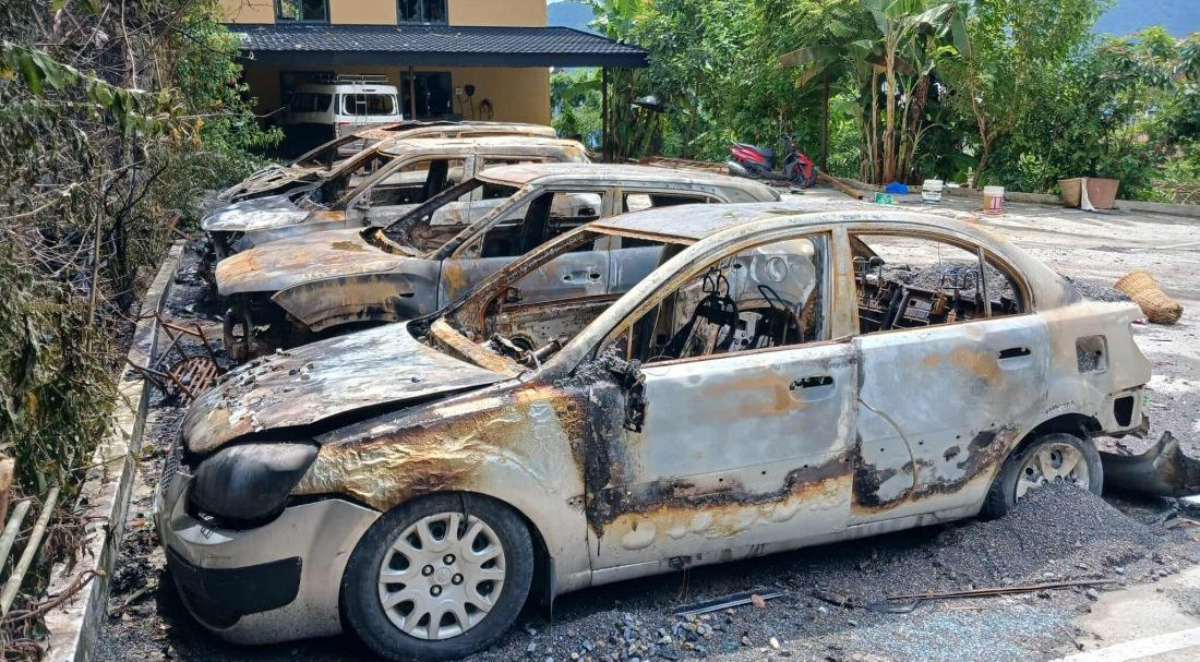 प्रचण्डको लगानी रहेको भन्दै रिसोर्टमा आगजनी गर्ने ५ जना पक्राउ