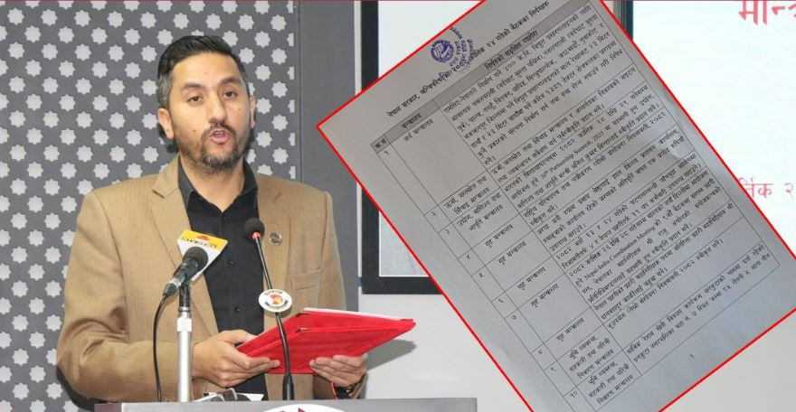 मन्त्रिपरिषद् बैठकका निर्णय सार्वजनिक (सूचीसहित)