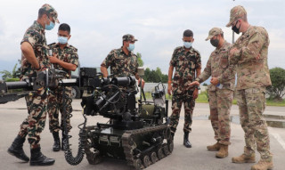 अमेरिकी उच्च सैन्य अधिकारी काठमाडौंमा, ल्यान्डफोर्स टक हुँदै