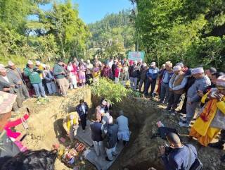 सुर्खेतमा साढे दुई करोडको लागतमा मानव सेवा आश्रमको भवन बन्दै