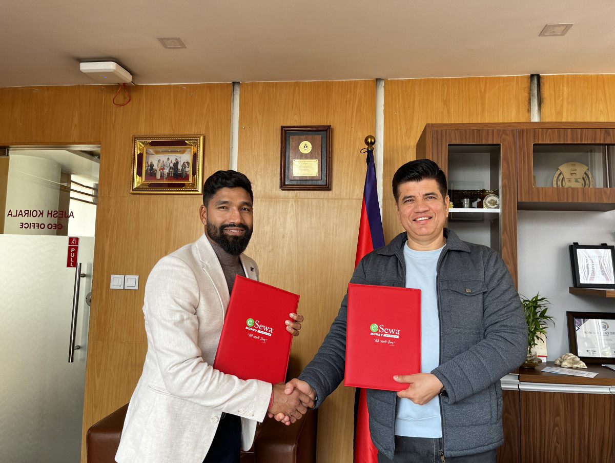 ईसेवा मनि ट्रान्सफरको ब्रान्ड प्रवर्द्धकमा दिपेन्द्र सिंह ऐरीको निरन्तरता