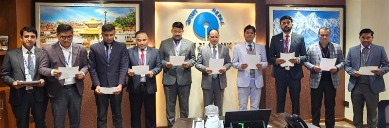 “सम्पत्ति शुद्धीकरण राष्ट्रिय निवारण दिवस” को अवसरमा नेपाल एसबिआई बैंक लिमिटेडका कर्मचारीहरूद्धारा प्रतिज्ञा
