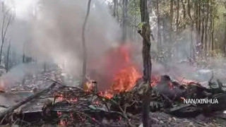 थाइल्याण्डको चियाङ माईमा सैन्य विमान दुर्घटनाः दुई जनाको मृत्यु