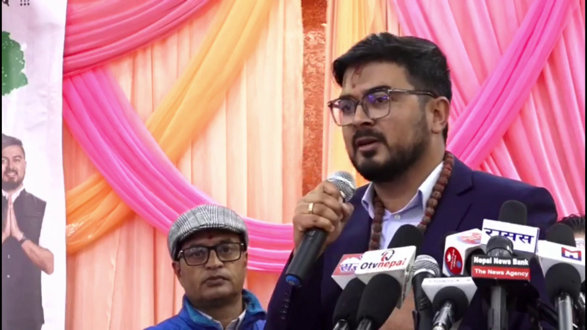 काठमाडौं ४ का काँग्रेस उम्मेदवार तिमलसेना भन्छन्ः राम पाँच वर्ष मिसनमा जानुभएको छ, भरत बनेर अयोध्या सम्हाल्छु