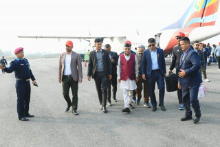 झापा जादै केपी ओली, विमानस्थलको सुरक्षा व्यवस्था कडा