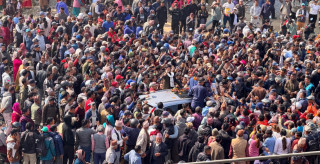 चुनावी प्रचारका लागि पोखरा पुगे रवि लामिछाने