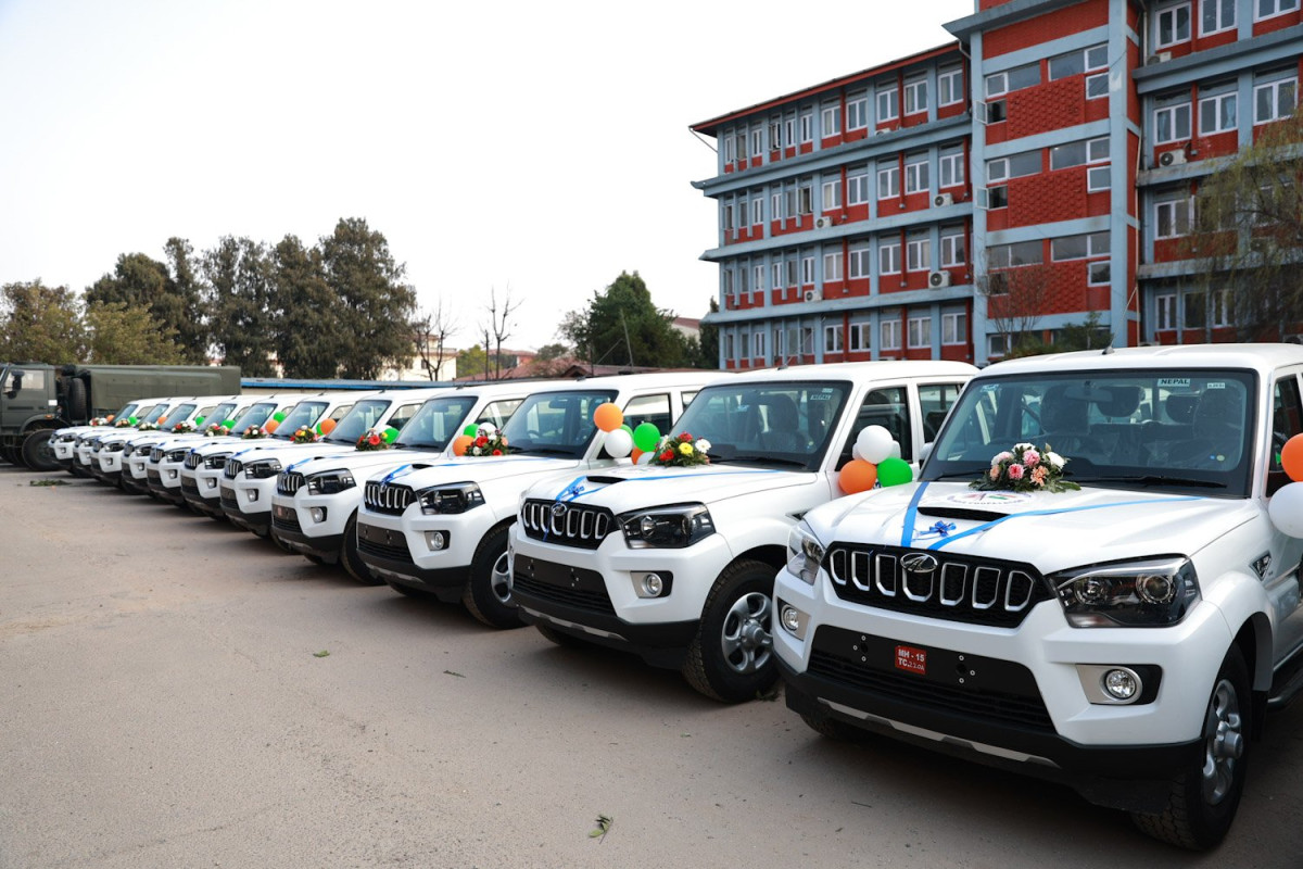 प्रतिनिधिसभा निर्वाचनका लागि भारतद्वारा नेपाली सेनाका लागि ५० सहित ५८९ सवारीसाधन हस्तान्तरण