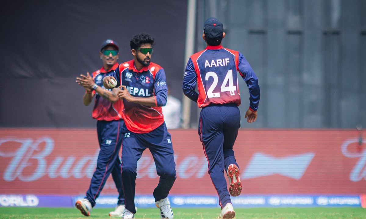 नन्दनले लिए वेस्ट इन्डिजको पहिलो विकेट