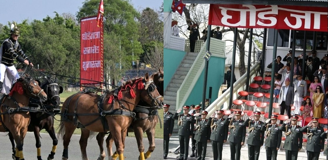 काठमाडौंमा घोडेजात्रा पर्व मनाइयो