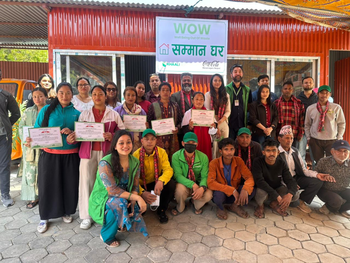 फोहोर सङ्कलक महिला समुदायका लागि सुरक्षित र सहयोगी ‘सम्मान घर’ को शुभारम्भ