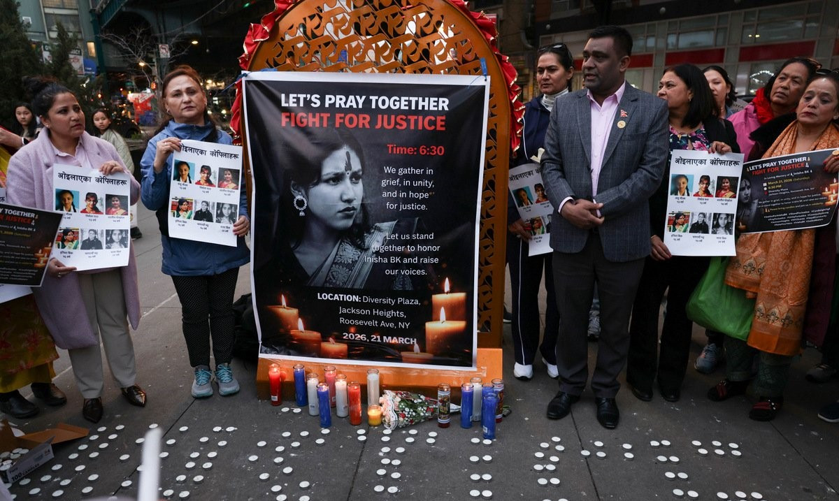 न्यूयोर्कमा इनिसा विक हत्याको विरोधमा नेपालीहरुले गरे प्रदर्शन