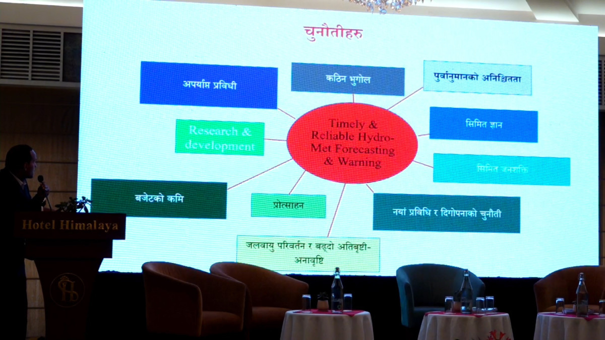 ‘सात दिने मौसम पूर्वानुमान तयारीमा विभागः प्रविधि र बजेटको अभाव मुख्य चुनौती’