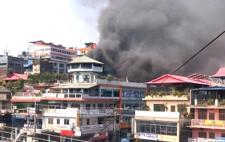 इटहरीको पूर्वाञ्चल क्याफेमा आगलागी