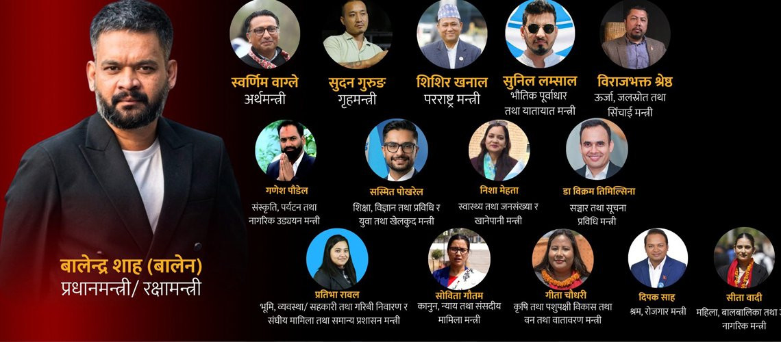 बालेनको मन्त्रिपरिषद् गठन : कहाँबाट कति मन्त्री छानिए ?
