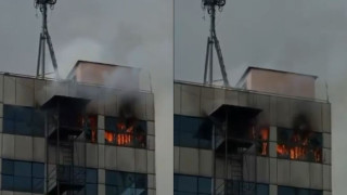 घण्टाघर नजिकको थकाली रेष्टुरेन्टमा आगलागी