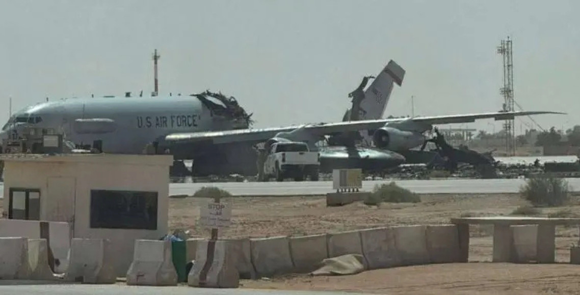 साउदीमा अमेरिकी सैन्य विमान दुई टुक्रा