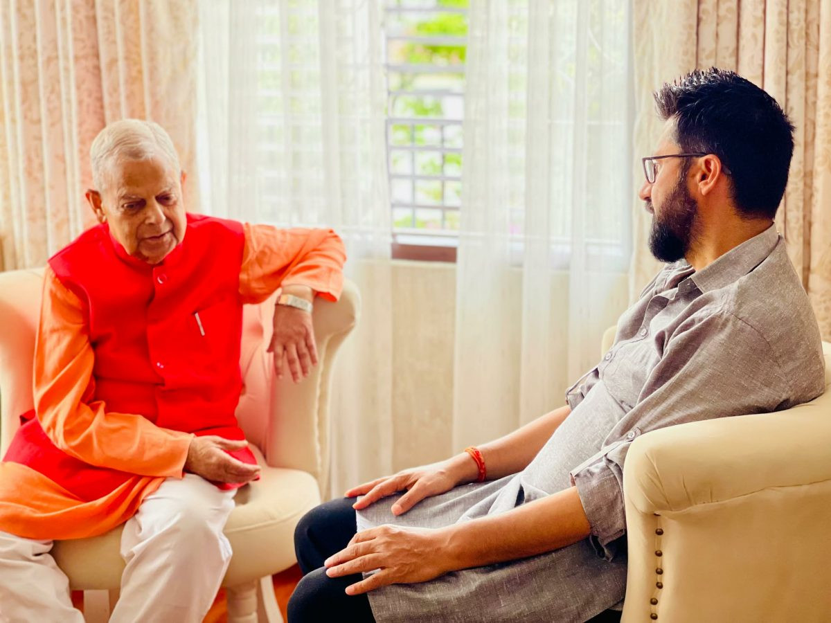 रवि लामिछाने र महन्थ ठाकुरबिच बुढानीलकण्ठमा भेटवार्ता