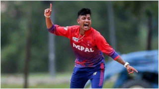 वेष्टइण्डिजमा हुने विश्वकपका खेलमा सहभागी हुँदै सन्दीप लामिछाने