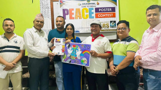 लायन्स स्टार्स पिस पोष्टर प्रतियोगितामा नविनका खनाल प्रथम