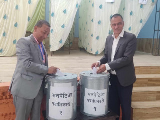 बुटवल उद्योग वाणिज्य संघमा मतदान सुरु