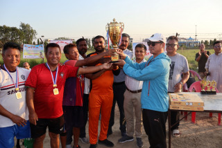 ढाक्रेले जित्यो प्रथम वडा प्रमुख फुटबल प्रतियोगिता–२०८० को उपाधि 