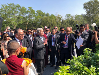 संयुक्त राष्ट्रसंघका महासचिव गुटेरेस लुम्बिनीमा 