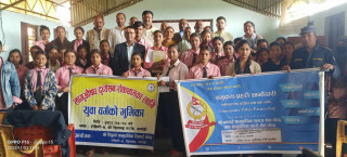 रोहिणीमा लागूऔषध दुव्यर्सन रोकथामका लागि युवाको भूमिका विषयक प्रशिक्षण