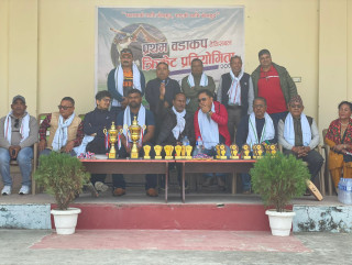 सिद्धार्थनगर–१ को आयोजनामा प्रथम वडाकप क्रिकेट प्रतियोगिता सुरु