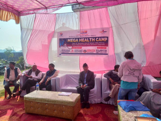 ओमसतिया–४ मा बृहत स्वास्थ्य शिविर सम्पन्न