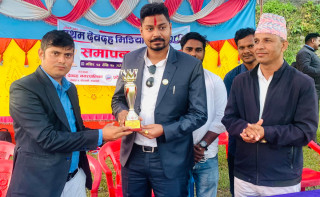 प्रथम देवदह मिडिया कपको उपाधि देवदह प्रेस क्लबलाई