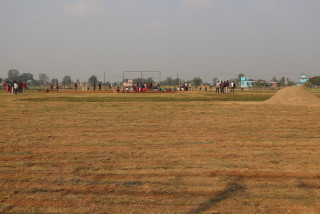 एक्स्ट्राटेक ओभल क्रिकेट मैदान : पहिलो चरणको निर्माण कार्य सकियो