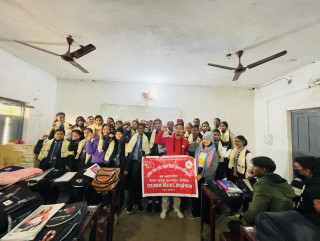 अखिल क्रान्तिकारीद्वारा भैरहवा बहुमुखी बीबीएस प्रथम वर्षमा संगठन विस्तार