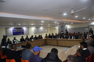 रुपन्देहीमा सवारी दुर्घटना न्यूनीकरणका लागि छलफल