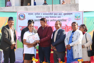 तिलोत्तमामा दौड सम्पन्न, करिब ४ सयजना सहभागी