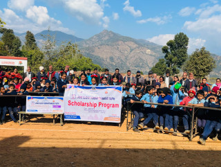 लायन्स सिद्धार्थनगर युथद्वारा पाँचजना विद्यार्थीहरुलाई छात्रवृत्ति प्रदान