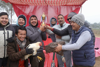 लियो सिद्धार्थनगर प्रोग्रेसिभले जित्यो ‘फेलोशिप क्रिकेट म्याच’को उपाधि